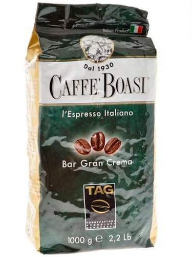 Картинка Кофе в зернах CAFFE BOASI BAR GRAN CREMA 1 кг