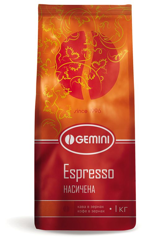 Зображення Кава в зернах Gemini Espresso Насичена 1 кг