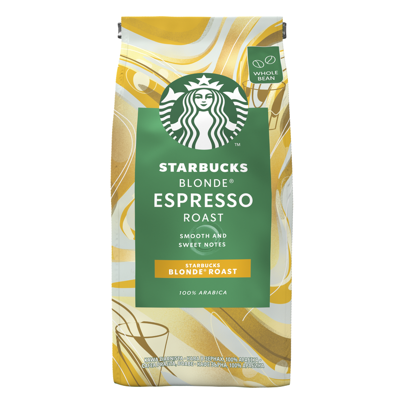 Картинка Кофе в зернах Starbucks BLONDE Еспресо Роуст 200г