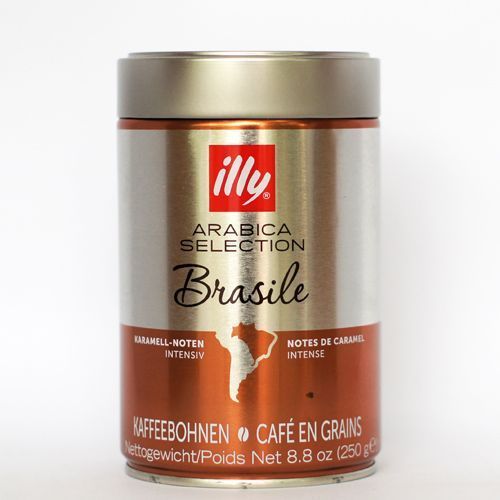 Картинка Кофе в зернах ILLY Brasile Бразилия 250 г ж/б(ящик 12шт)