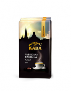 Зображення мелена кава "Віденська кава" Львівська сонячна кава 250 г