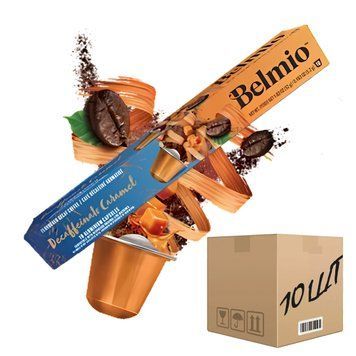 Картинка Кофе в капсулах Nespresso Belmio Decaffeinato Caramel 10 шт (ящик 10 шт)