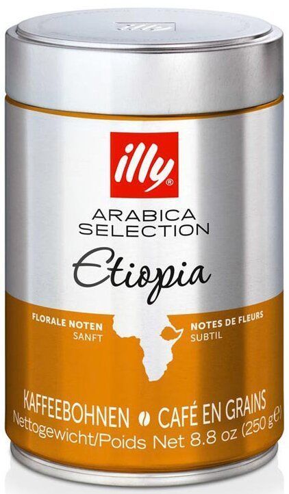 Зображення Кава в зернах ILLY Ethiopia Ефіопія 250 г з/б(ящик 12шт)