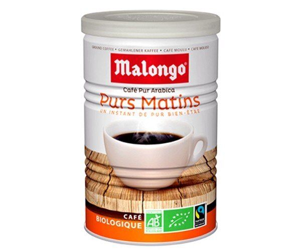 Картинка Кофе молотый Malongo Les Purs Matins ж/б 250 г