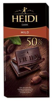 Картинка Черный шоколад Heidi Dark Mild 50% 80 г