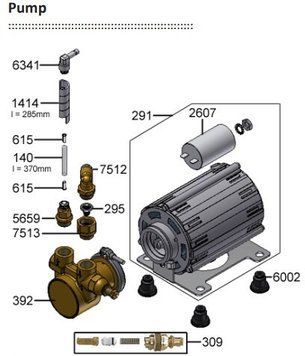 Картинка 1H328788 Держатель фильтра насоса в сборе (560.0003.160)