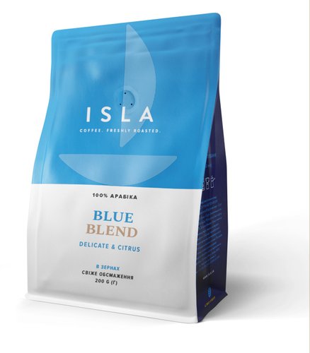 Картинка Кофе в зернах Isla BLUE BLEND 200 г