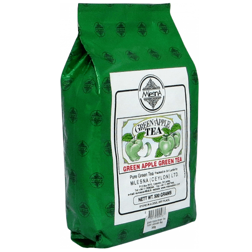 Зображення Зелений чай Зелене яблуко Млесна пакет з фольги 500 г