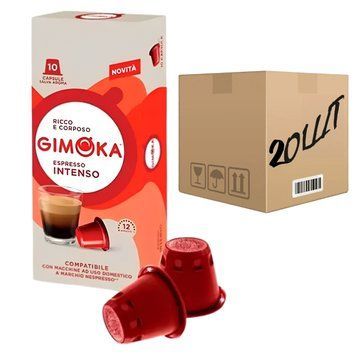 Картинка Кофе в капсулах Nespresso Gimoka Intenso 10 шт (ящик 20 шт)