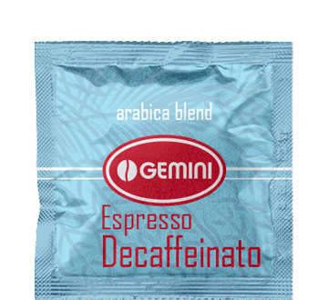 Картинка Кофе в чалдах Gemini Espresso Decaffeinato (без кофеина) 100 шт