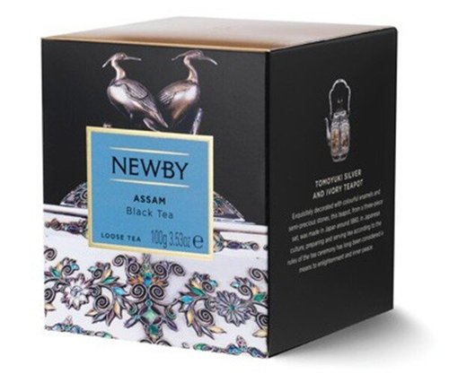 Картинка Черный чай Newby Ассам 100 г картон (220010)