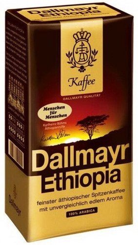 Картинка Кофе молотый Dallmayr Ethiopia 500г