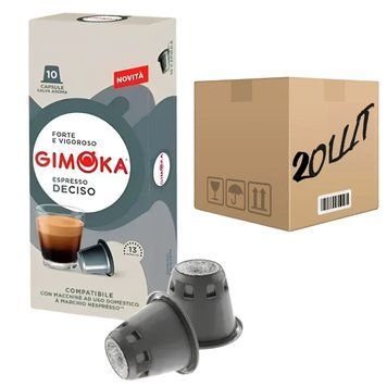 Картинка Кофе в капсулах Nespresso Gimoka Deciso 10 шт (ящик 20 шт)