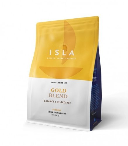 Зображення Кава в зернах Isla GOLD BLEND 1 кг