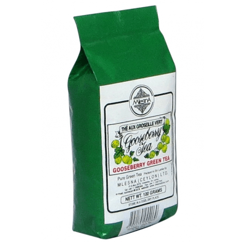Картинка Зеленый чай Крыжовник Млесна пакет з фольги 100 г