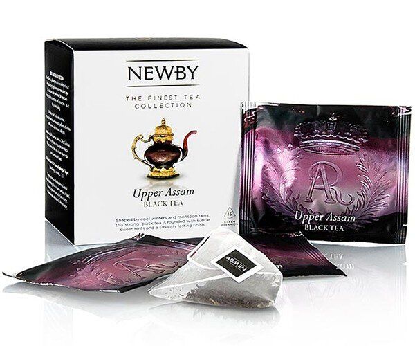 Картинка Черный чай Newby Верхний Ассам в пирамидках 15 шт (600010A)