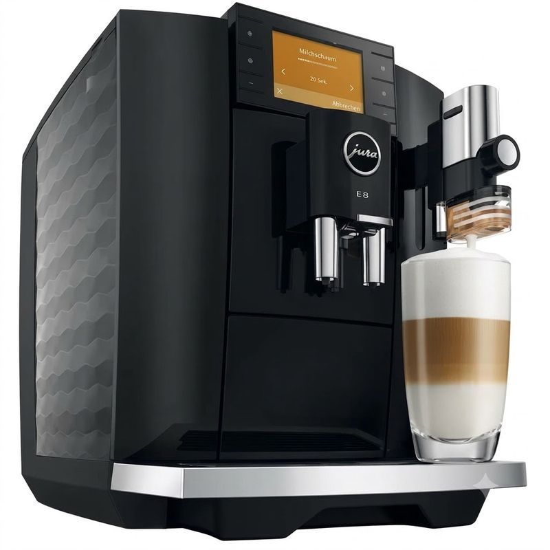 Картинка Кофемашина JURA E8 Piano Black ED