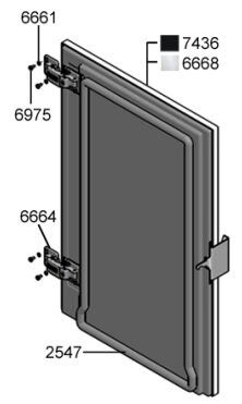 Зображення 1H325280 Гумово-магнітний ущільнювач дверцят (560.0002.166)