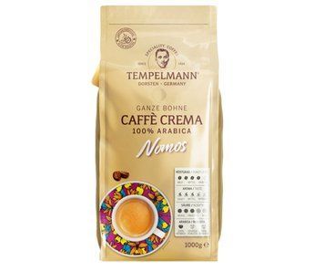 Картинка Кофе в зернах Tempelmann Nomos Caffe Crema 1 кг