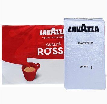 Картинка Кофе молотый Lavazza Qualita Rossa silver, оригинал, спайка 2 x 250 г