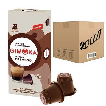Картинка Кофе в капсулах Nespresso Gimoka Cremoso 10 шт (ящик 20 шт)