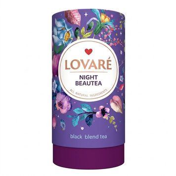 Зображення Чай чорний Lovare Night Beautea з гранатом та інжиром 80 г