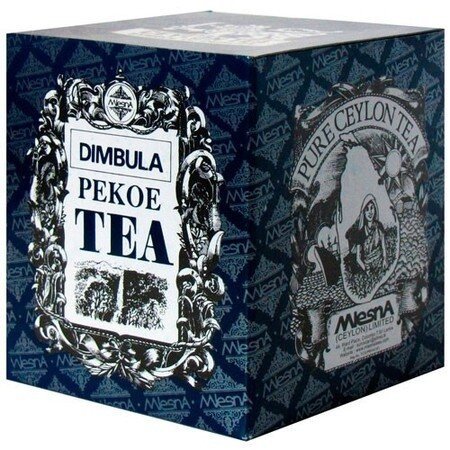 Картинка Черный чай Димбула P Млесна картонная коробка 200 г