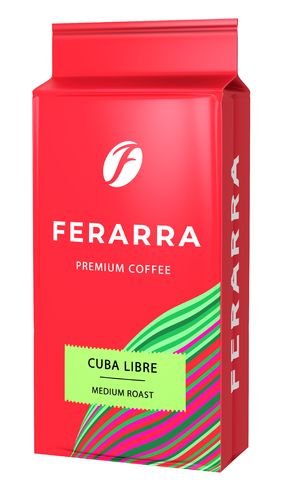 Картинка Кофе Ferarra Cuba Libre молотый 250 г