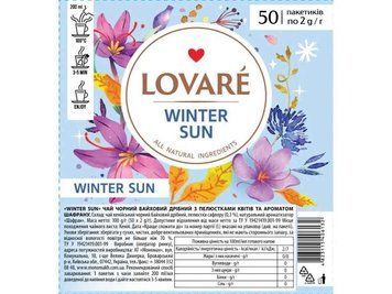Зображення Чай Lovare Winter sun 50 пакетиків