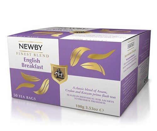 Зображення Чорний чай Newby Англійський сніданок в пакетиках 50 шт (320050)