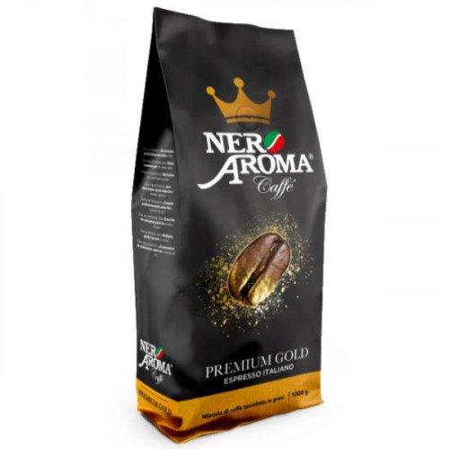 Картинка Кофе зерновой Nero Aroma Premium Gold 1 кг