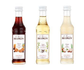 Картинка Набор сиропов Monin Кофейный микс 3 шт 50 мл