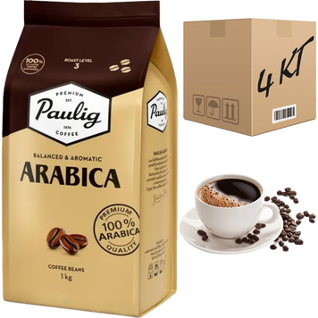 Зображення Кава в зернах Paulig Arabica 1 кг (ящик 4кг)