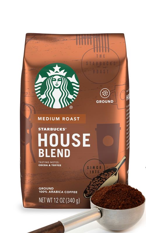 Зображення Кава мелена Starbucks House blend 340г