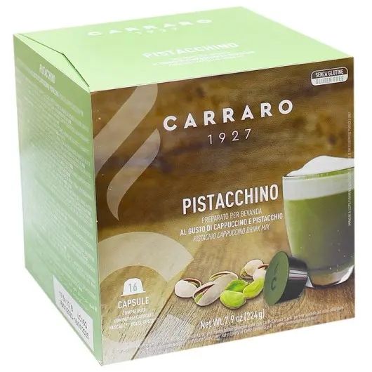 Картинка Кофе в капсулах Carraro Dolce Gusto Pistacchino, 16 капсул