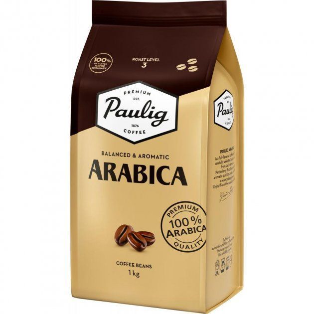 Зображення Кава в зернах Paulig Arabica 1 кг (ящик 4кг)