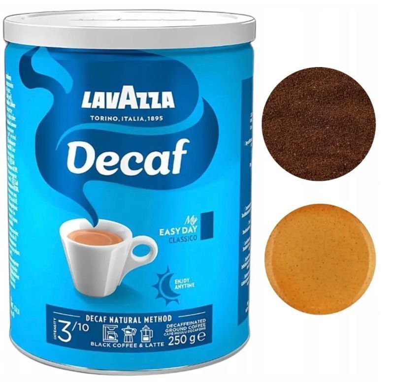 Зображення Кава мелена Lavazza Decaffeinato (без кофеїну), оригінал, 250 г з/б