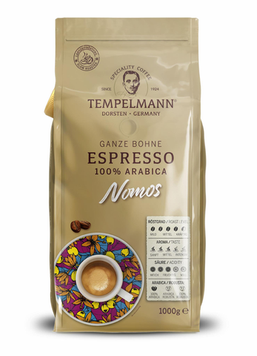 Картинка Кофе в зернах Tempelmann Nomos Espresso 1 кг
