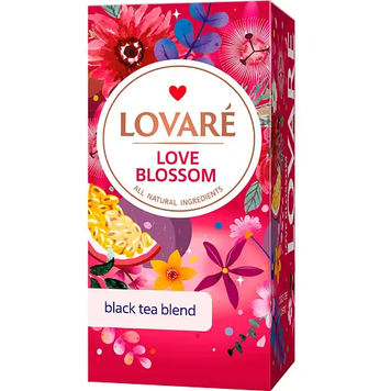 Зображення Чай чорний Lovare love blossom 24 пакетики