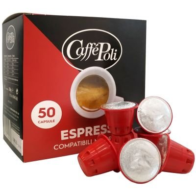 Картинка Кофе в капсулах Nespresso Caffe Poli Espresso 50шт