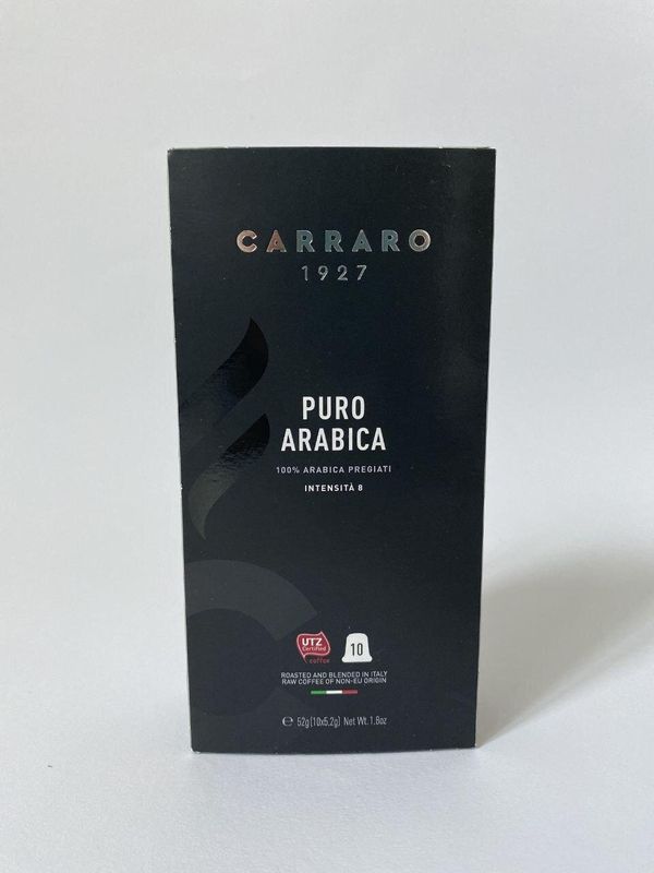 Картинка Кофе в капсулах Nespresso Carraro Puro Arabica 10шт