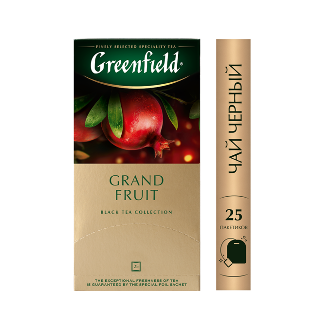 Картинка Чай GreenField Grang Fruit 25шт