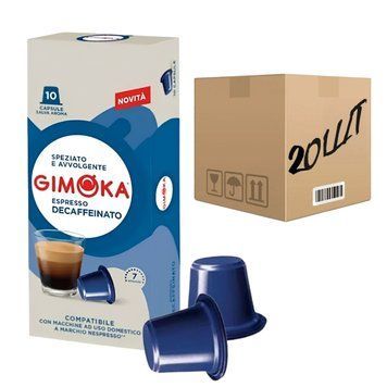 Зображення Кава в капсулах Nespresso Gimoka Decaffeinato 10 шт (ящик 20 шт)