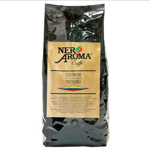 Зображення Кава у зернах Nero Aroma Columbia Supremo 1 кг