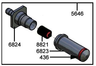 Картинка 1Y320685 Коннектор парового жиклера АИИ (560.0005.829)