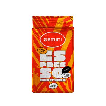 Зображення Кава мелена Gemini Espresso Насичена 250 г