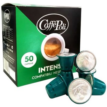 Картинка Кофе в капсулах Nespresso Caffe Poli Intenso 50шт