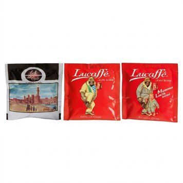 Зображення Набір кави в чалдах Lucaffe 3 види Класика Італії 150 шт