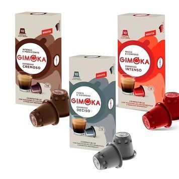 Картинка Набор кофе в капсулах 3 вида Nespresso Gimoka Итальянская классика 30 шт
