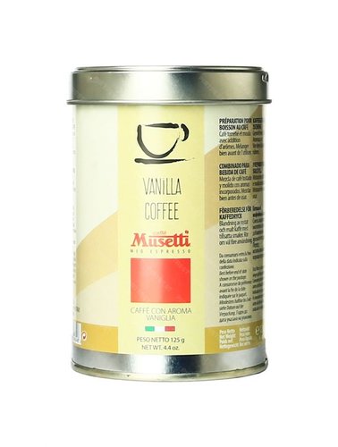 Картинка Кофе молотый Musetti Vanilla 125г ж/б